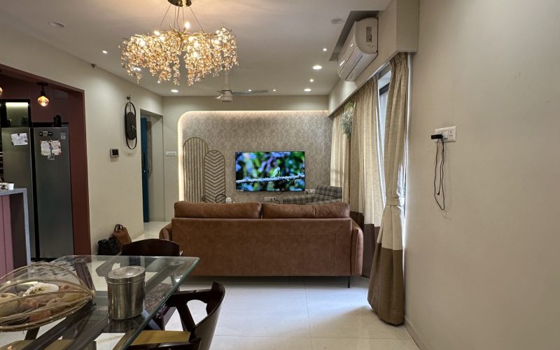 Luxury living room interior design in Pune